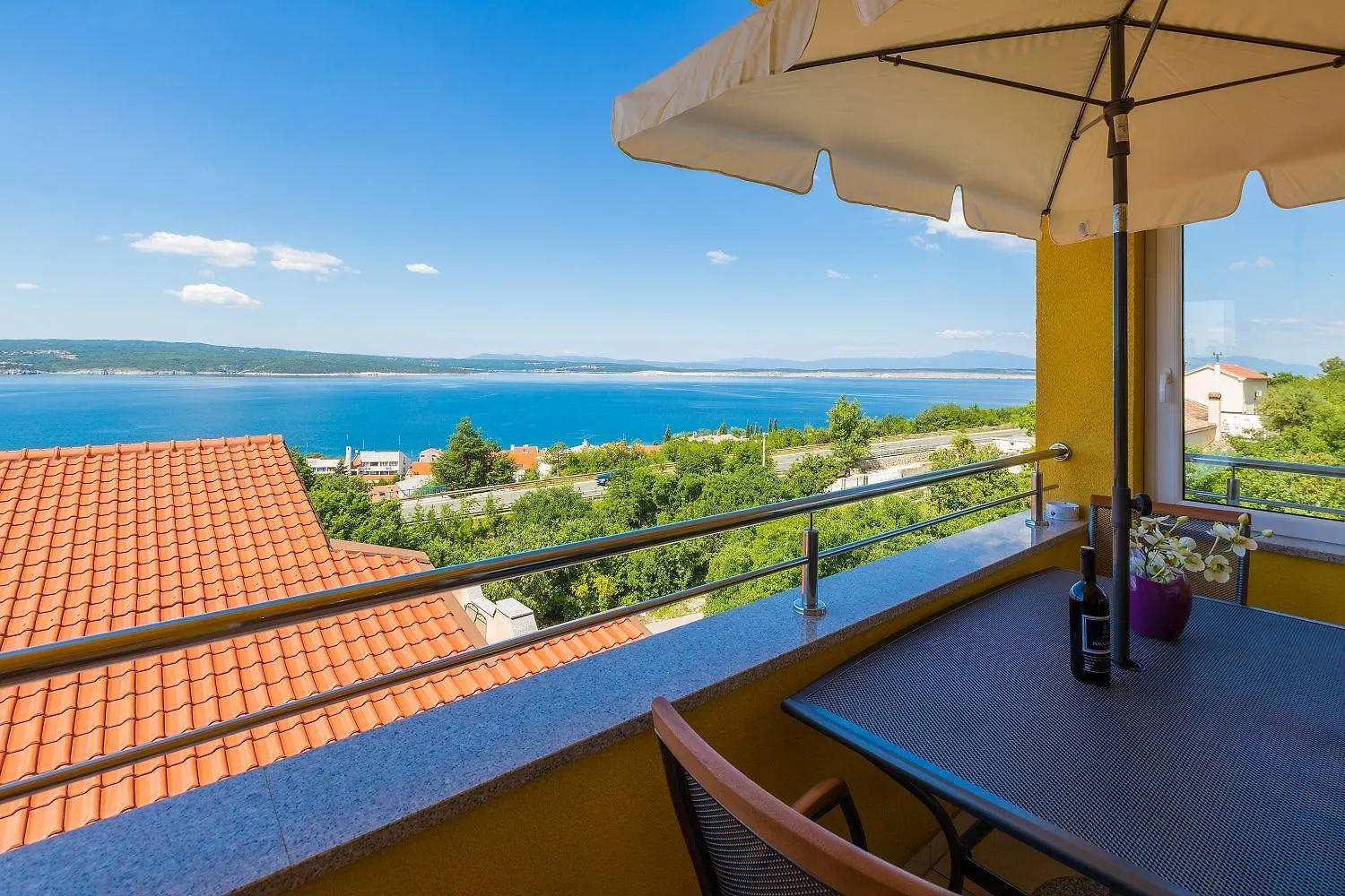 Besonderes Penthouse-Apartment Auf Zwei Etagen - Nur 450 Meter Zum Strand Crikvenica